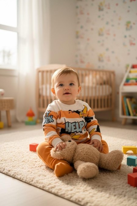 طقم باللون الاورانج المرح